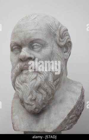 Portrait Type B Of The Greek Philosopher Socrates See Description