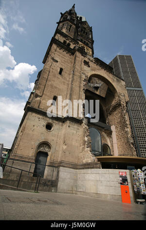 BERLIN Kaiser Wilhelm Gedächtniskirche Church Kurfürstendamm Stock