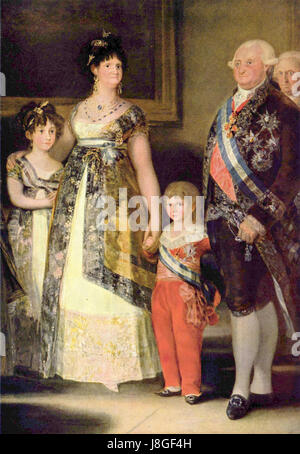 La Familia De Carlos IV Francisco De Goya Detail 2 Stock Photo Alamy