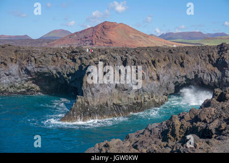 Rocky Coast Los Hervideros Lanzarote Canary Islands Spain Europe