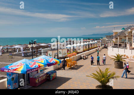 Black sea beach, Sochi, Krasnodar region, Russia Stock Photo, Royalty