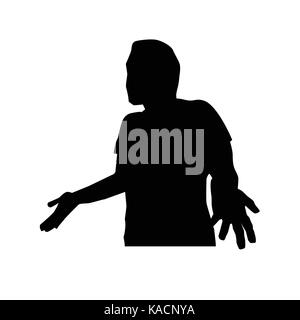 Open Hands Graphic Black White Doodle Sketch Illustration Vector Stock