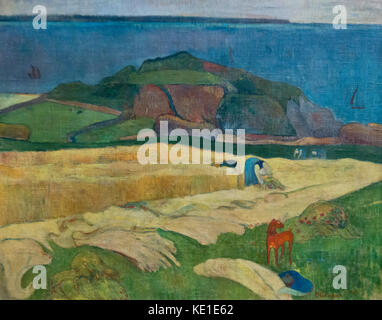 Harvest Le Pouldu Paul Gauguin Stock Photo Alamy