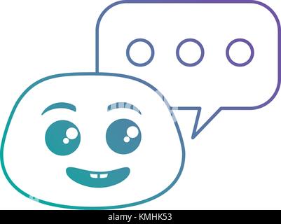 Nerd Emoji Face With Speech Bubble Stock Vector Image Art Alamy