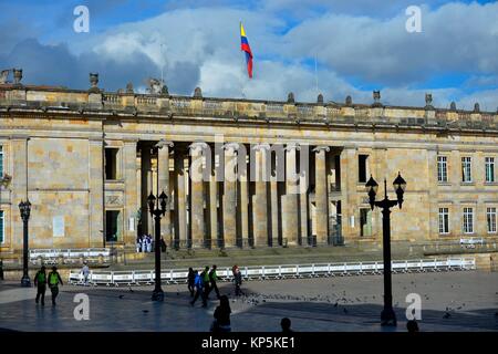 Colombian National Congress And Capitol, Bogota - Colombia Stock Photo ...