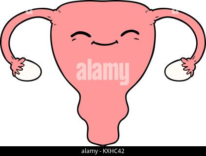 cartoon uterus Stock Vector Art & Illustration, Vector Image: 171250777