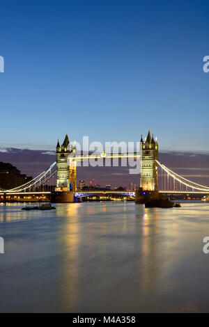 Tower Bridge Raising The Road London England Stock Photo Alamy