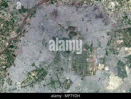 Pakistan Satellite Image Stock Photo Alamy