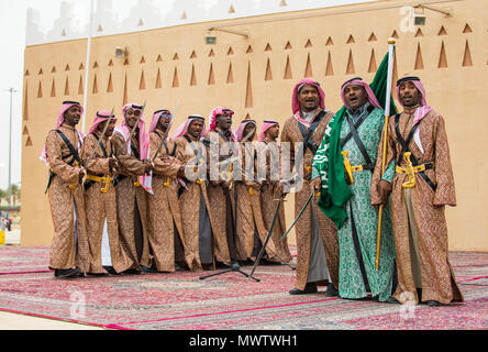 Colourful Dressed Traditional Men Al Janadriyah Festival Riadh Saudi