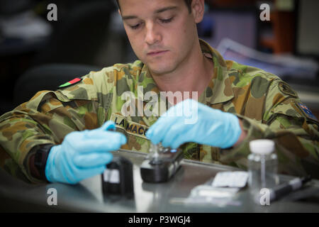 Australian Army Environmental Health Officer Lieutenant Matthew La