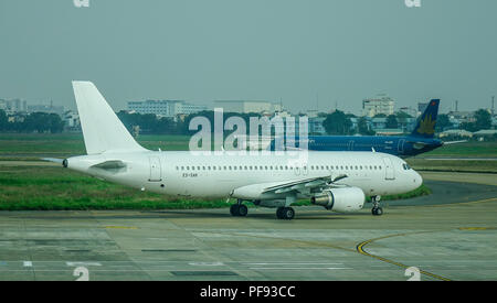 Saigon Vietnam Feb An Airbus A Airplane Of Korean Air