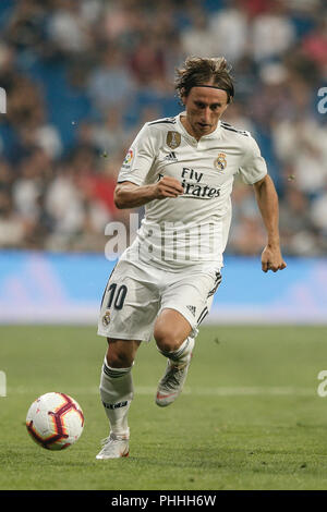 Luka Modric Of Real Madrid In Action During The Spanish League Laliga