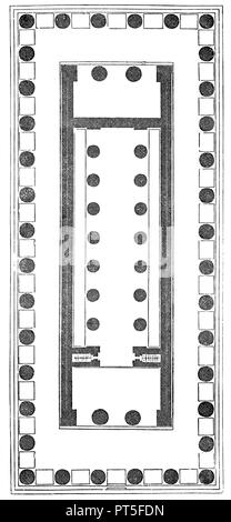 Temple Of Poseidon At Paestum Floor Plan Cultural History Book