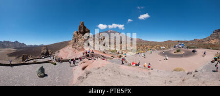 Roque De Garcia Pico Del Teide Tenerife Canary Islands Spain Stock