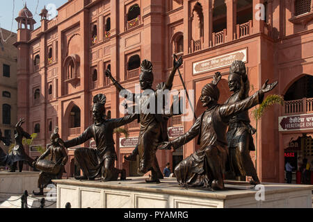 Dharam Singh Market Heritage Street Amritsar Punjab India Stock