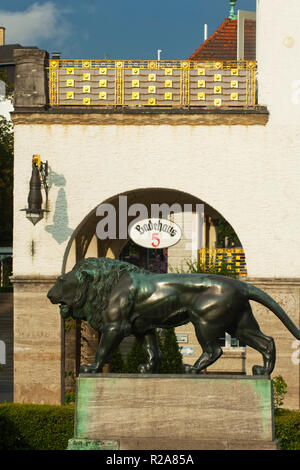 Deutschland Hessen Bad Nauheim Jugendstilbauwerk Im Sprudelhof Stock