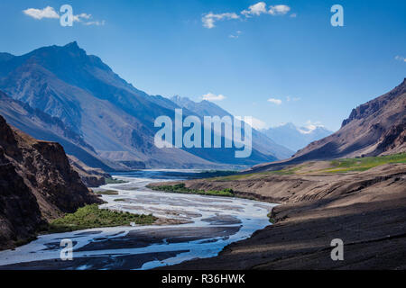 Spiti River In Spiti Valley In Himalayas Stock Photo Alamy