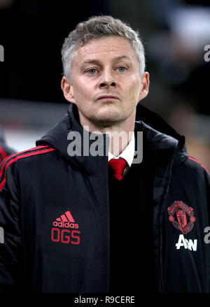 Manchester United Interim Manager Ole Gunnar Solskjaer Celebrates