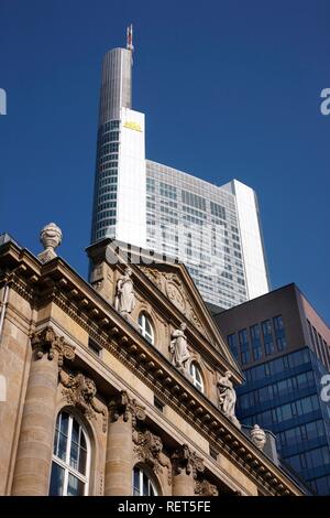 Building Detail Facades Frankfurt Germany Europe Hesse Holiday