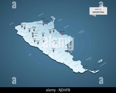 Political Map Of Argentina Administrative Divisions Provinces