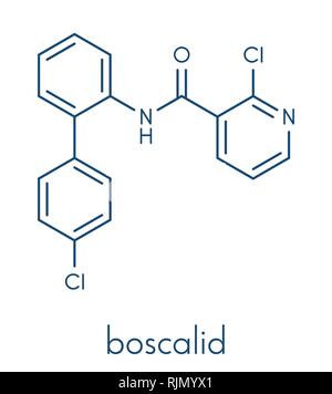 Boscalid Fungicide Molecule Skeletal Formula Stock Vector Image Art