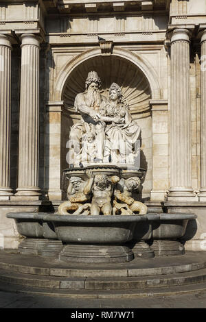 Albrecht Fountain In Vienna Stock Photo Alamy