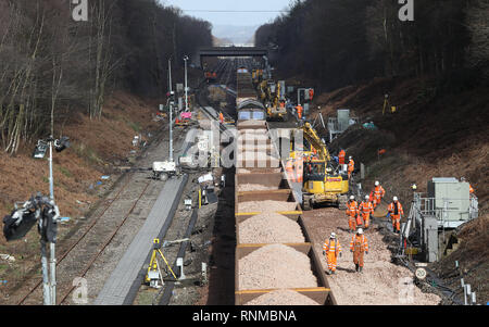 Network Rails Improvement Project On The London To Brighton Railway