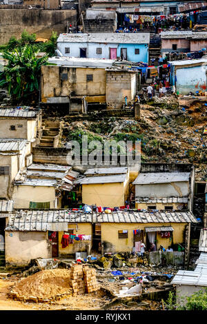 Slums In Abidjan Ivory Coast Stock Photo Alamy