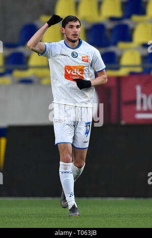 GENT BELGIUM MARCH 8 Goal By Roman Yaremchuk Of KAA Gent During The