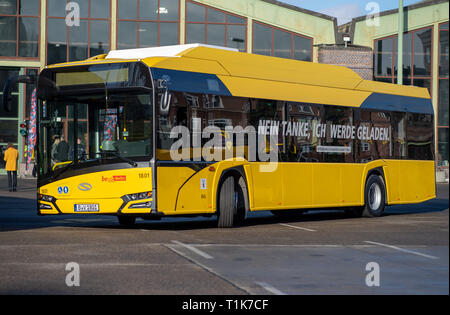 Berlin Germany E Bus BVG Solaris Urbino 12 Electric Cars In 1686