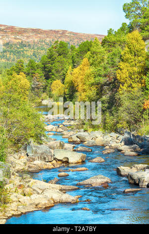 Innerdalen Mountain Valley Of Norway Summer Landscape With