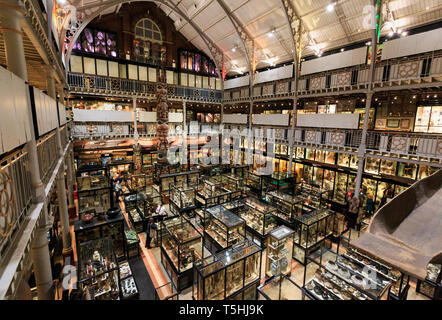 The Interior Of The Pitt Rivers Museum At The Oxford University Natural