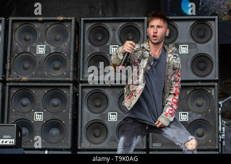 Griffin Dickinson Of Shvpes During The Sonic Temple Music Festival On