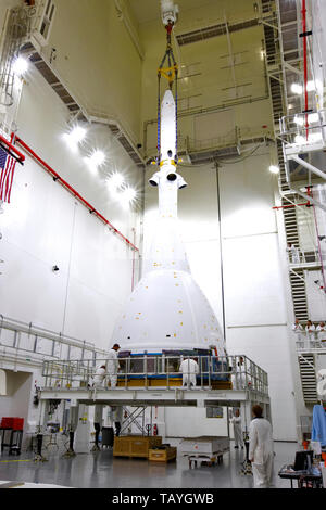 Orion Capsule And Launch Abort System Las Installed In The Nasa Glenn