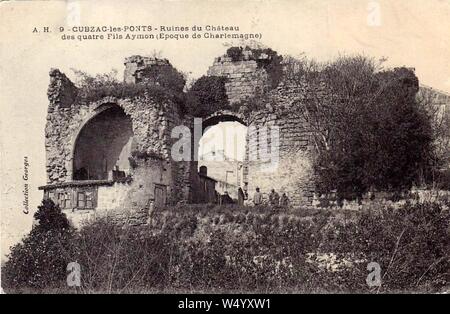 Cubzac les ponts château des 4 fils Aymon 3 Stock Photo Alamy