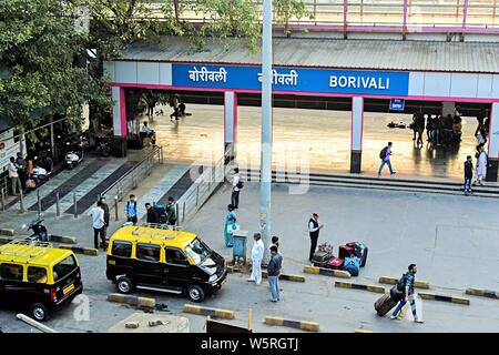 Borivali Railway Station Mumbai Maharashtra India Asia Stock Photo