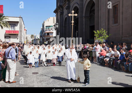 Easter Procession In The Old Town Vegueta Las Palmas Gran Canaria