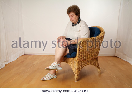 Bare foot granny