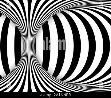 Illusion Vektor Optische D Art Rotation Dynamische Optische Wirkung