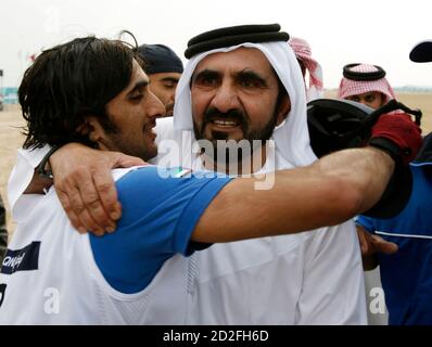 Mohammed Bin Rashid Al Maktoum Rechts Prinzessin Haya Bint Hussein