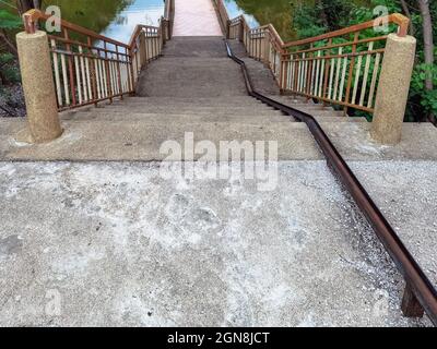 Treppensichere Fahrradrampe Entlang Der Treppe Komfortable Und Sichere