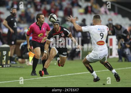 Sebastien Muylaert Maxppp Cheslin Kolbe Du Stade Toulousain Lors De