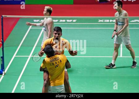 India S Satwiksairaj Rankireddy Bottom And Chirag Shetty Celebrate