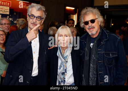 Wim Wenders Marianne Menze Und Wolfgang Niedecken Bei Der Premiere Des