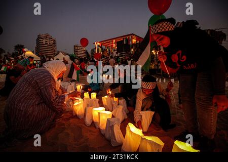 Beirut Libanon Oktober Pro Iranische Hisbollah K Mpfer Nehmen