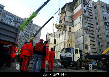 Odesa Ukraine M Rz Rettungskr Fte F Hren Am Ort Eines