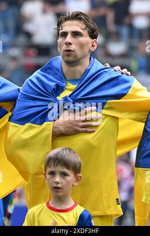 DÜSSELDORF DEUTSCHLAND 21 JUNI Illia Zabarnyi aus der Ukraine geht