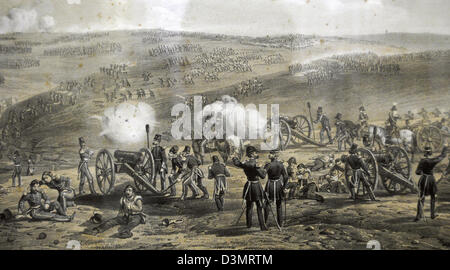 Krimkrieg 1853 1856, Schlacht von Aquarellbilder, 16.8.1855