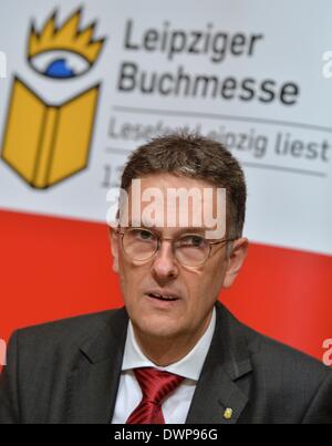 Leipzig Deutschland 12 März 2014 Manager der Schweizer Buchhändler