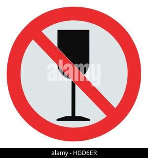 Alkoholische Getränke Verboten Schild Stockfoto, Bild: 52336165 - Alamy